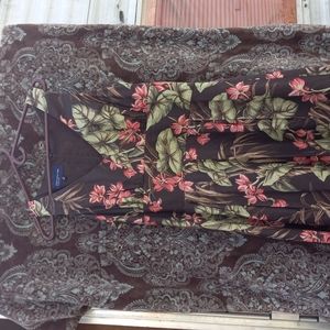 Jonesof NY signature sleeveless dress sz10 w/ 3/4 sleeve blouse cover-up Lg